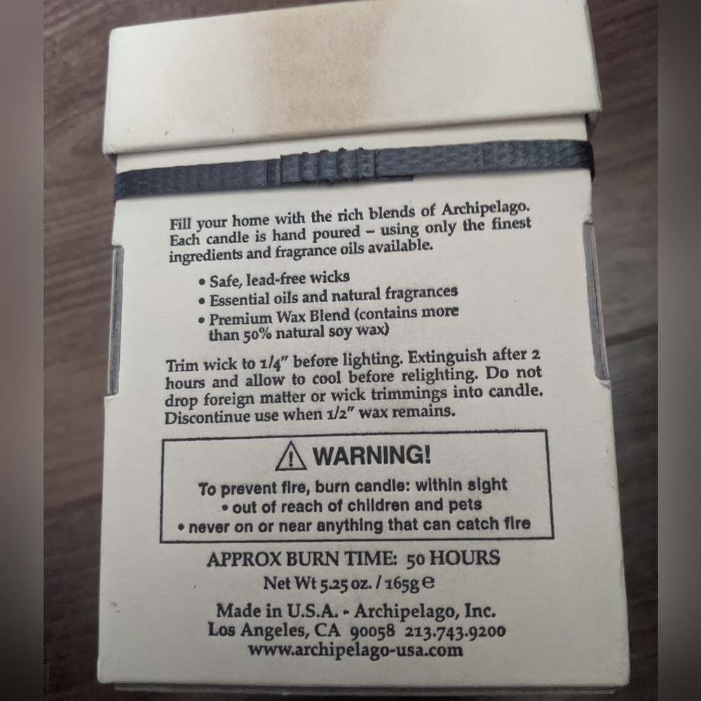 [NIB] Archipelago - Mandarin Pineapple Soy Wax Scented Candle | 5.25 oz (50 Hrs) - Picture 12 of 14